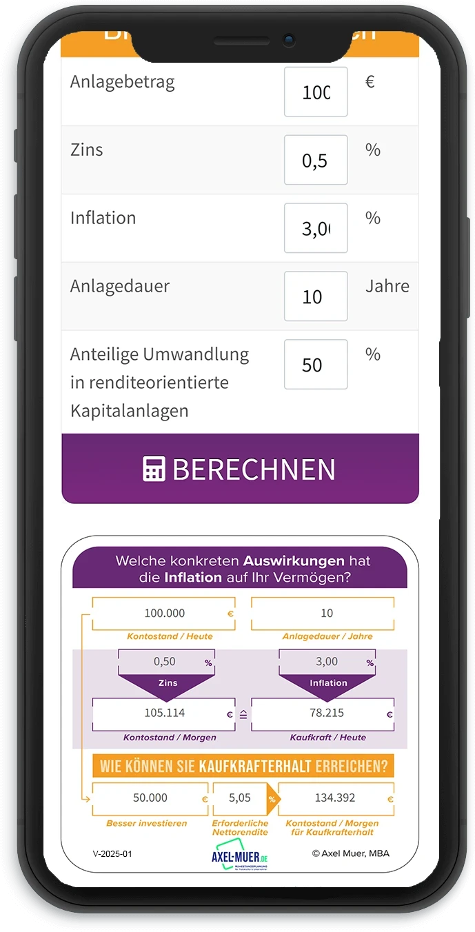 Rechner im iPhone